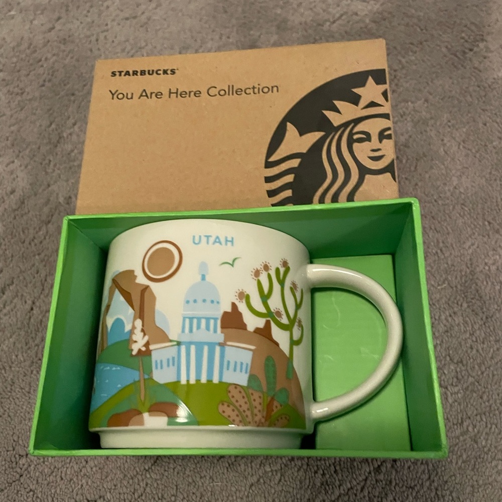 NIB Starbucks YOU ARE HERE Collection Mug - Utah